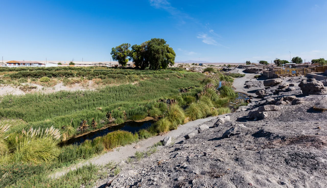 Loa River, Chiu Chiu, Chile