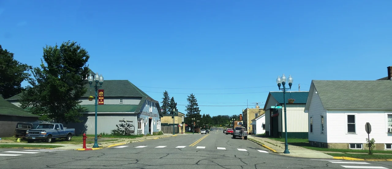 Image from the city of Mountain Iron, Saint Louis County (Minnesota, US). This city is founded on the taconite iron ore deposits discovered by Leonidas Merritt in the 1880s.
