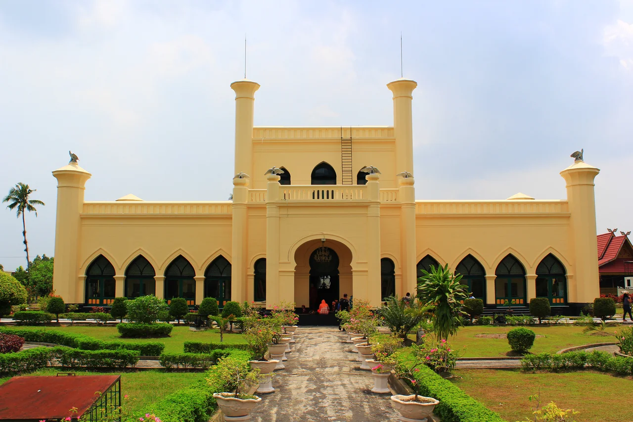 Castle of Siak Kingdom, Riau, Indonesia.
